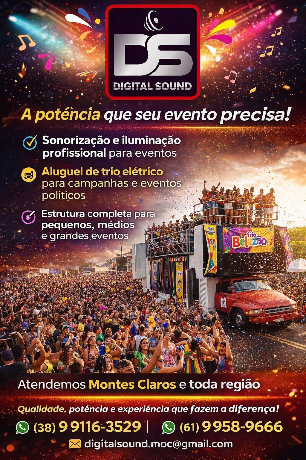 Digital Sound: estrutura completa para fazer seu evento acontecer com qualidade e potência
