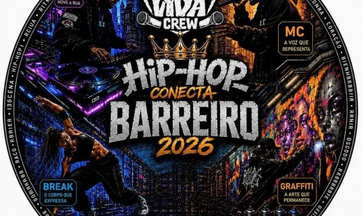 Hip Hop Conecta Barreiro promove cultura, arte e integração comunitária com programação gratuita neste sábado